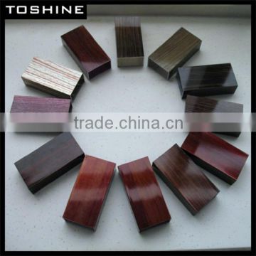 wood effect aluminum extruson profile