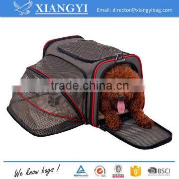 Expandable Foldable and Washable Travel Carrier Airline Approved Pet Carrier Soft Mesh Sided photo-2
