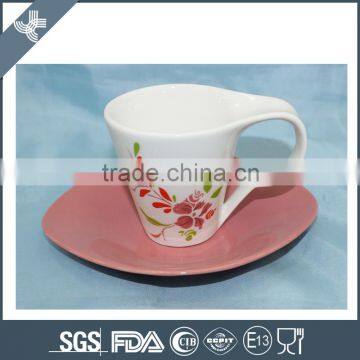 Wholesale elegant high quality white 180CC CUP SETS