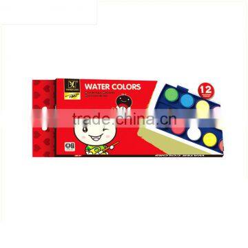 Non-toxic 12pcs Dry Watercolor Paint photo-5