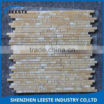 Wholesale china products yellow honey onyx marble material mosaic tile