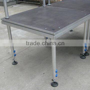 Height Adjustable Aluminum Stage Deck, Portable Stage for Outdoor Events