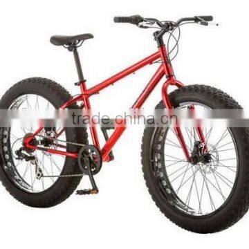 26*4.0 inch 7 speed snow bicycle mountain bicycle style fat bicycle