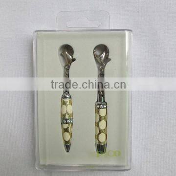 Metal Mini Ballpoint Pen With Keychain and Mini Torch With Keychain Packed in a Gift Box