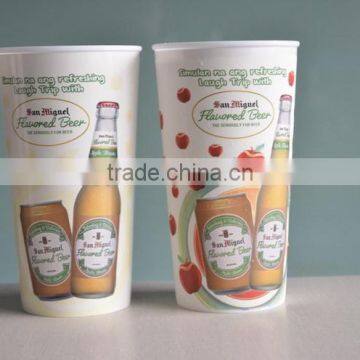 21oz Promotional gift Custom logo PP plastic cold water color changing cup