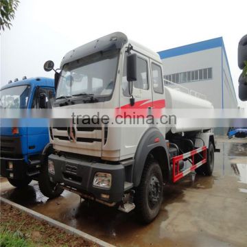 High quality low price north benz water tank truck with sprinkler