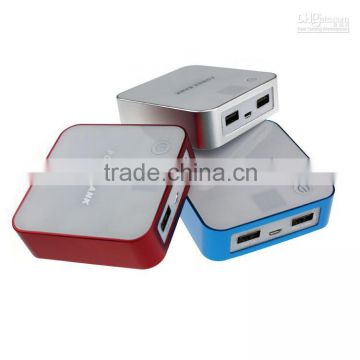 Square Shaped 5V 6000mAh Portable External USB Power Bank