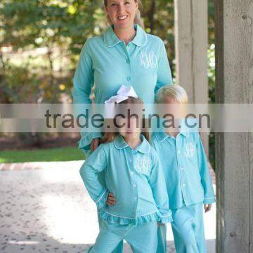 100 % Organic Cotton Kids Striped Pajamas Kids Christmas Pajamas Wholesale photo-4