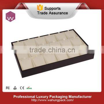 logo printing custom design jewelry display tray