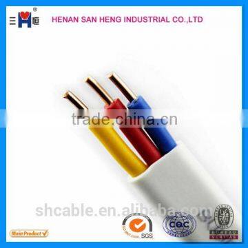 High Quality Cooper Conductor PVC Sheath Double Insulation Electric Cable BVV photo-4
