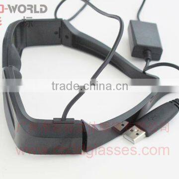 custom durable universal active shutter glasses with factory price