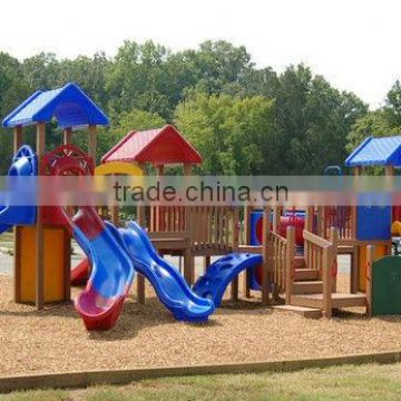 Outdoor Plastic Slide Playground