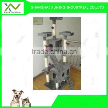 Luxurious Multi-function cat tree with house and mouse