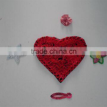 dribbling embroidery design heart