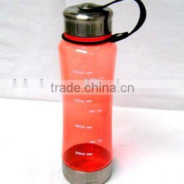 custom plastic sports water bottles with logo printed and engraved