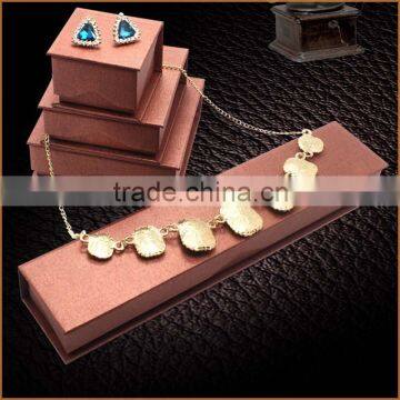 OEM Luxury Handmade Custom Logo Printed paper jewelry box