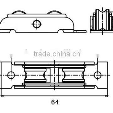 Sliding Nylon Roller For PVC Window photo-6