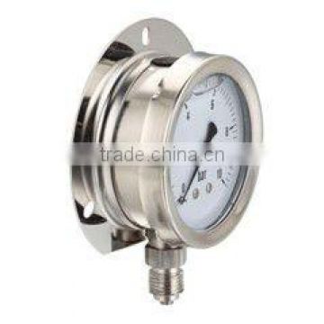 Exact Cheap Pressure Gauge with flange supplier shock proof bottom connection