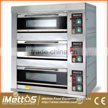 3 Layers 6 Trays Bakery Gas Oven Bread Oven