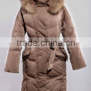 2015 new womens winter jackets coat with fur trim hood,fashion coat