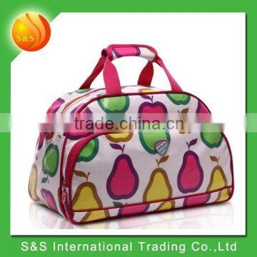 21L multi-functional colorful printing canvas travel bag for kids