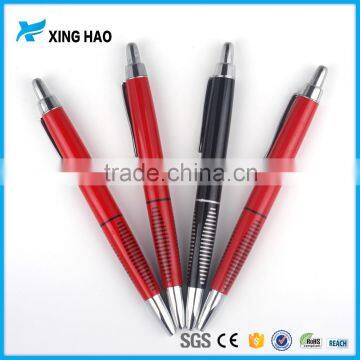 Wholesale fancy click style metal ball pen promo items cheap pens for school office use