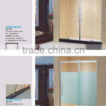 Frameless 304 Stainless Steel Sliding Shower Enclosure (KD5306) photo-3