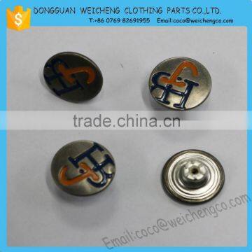 Metal button jeans button direct China garment accessories