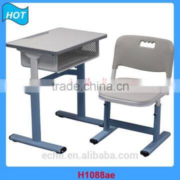 School Furniture Adjustable Student Study Table And Chair Set