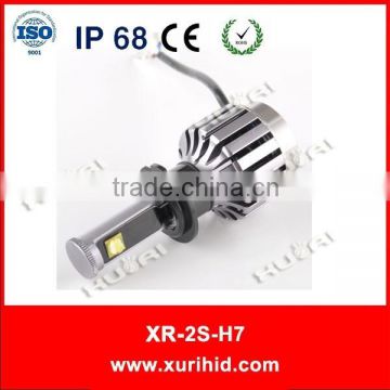 Easily installation DC 12-24V 2500lm h7 led headlight bulbs, h7 high power led headlights conversion kit