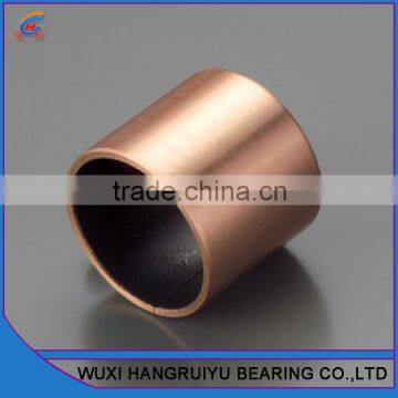 standard metric sizes bronze based bushing PTFE with lead self lubricating bearing 8 * 10 * 12 mm