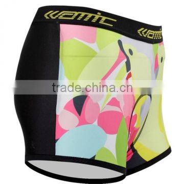 In Stock Sublimation Lady's Cycling under shorts,Women mens compression cycling shorts