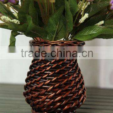 hot sale handmade wicker vase for flower