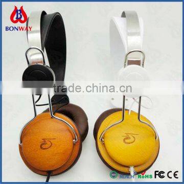High Competitive Overhead Wood Cover Headphone