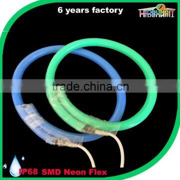 Sunbit 2016 new 360 degree round led neon flex hose waterproof flexible hose for dishwasher