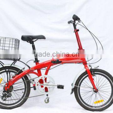 China new design popular 7 speed lightweight cheap folding bikes