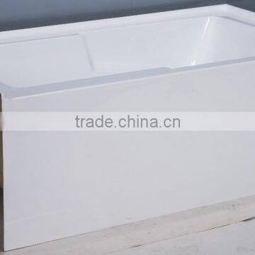 SUNZOOM UPC/cUPC certified acrylic bathtub with skirt, recessed bathtub, one side bathtub