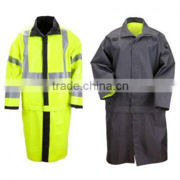 warm and waterproof rain coat for worker men