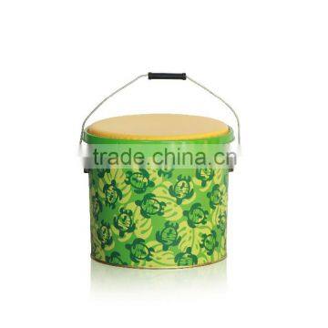 New Customized Colorful Metal Kids Storage Stool photo-2