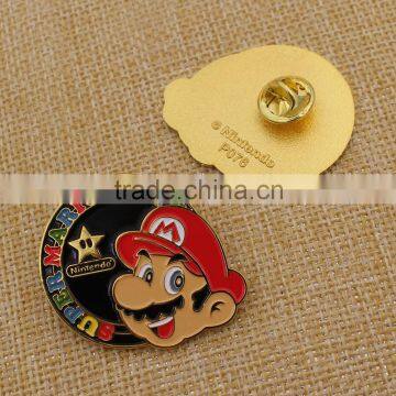 Custom Soft Enamel Super Mario Pin Badge