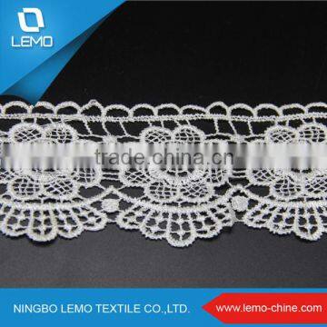 Cotton and Polyester Water Soluble Fabric Lace