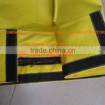 Tunnel and Mining Blower Ventilation Air Duct With Zipper and Velcro Coupling photo-3