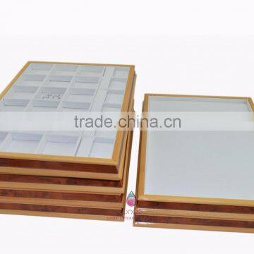 Custom Wooden Jewelry Tray for Ring Pendant Necklace Bangle photo-2