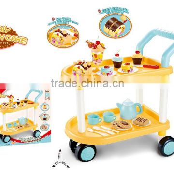 Most popular DIY cake party cart suit play set for children