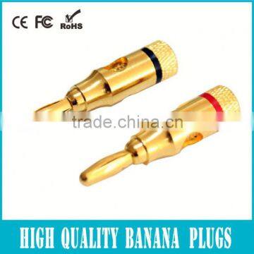 Banana plugs for speakers Professional audio speaker system connectors