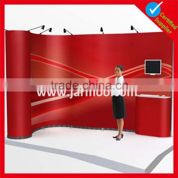 large hook and loop pop up banner display