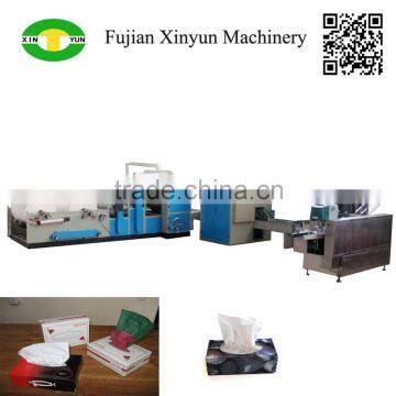 Automatic facial tissue machine type tissue paper production line