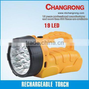 Changrong Power Cell Batteries Led Torch With Big Battery
