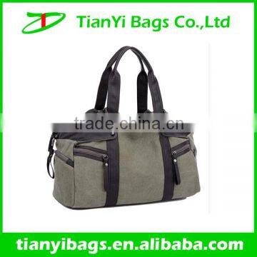 Smart korea style canvas travel bag