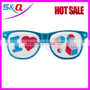 Pinhole plastic sticker lenses party sunglasses